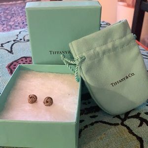 *NEVER WORN* Tiffany & Co. Sterling Silver Twist Knot Earrings